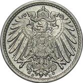 Reverse 5 Pfennig 1914 D