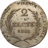 Reverse 2 Zlote 1813 Zamosc