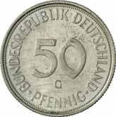 Obverse 50 Pfennig 1971 G
