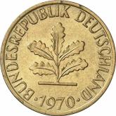 Reverse 5 Pfennig 1970 D