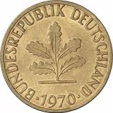 Reverse 5 Pfennig 1970 G