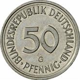 Obverse 50 Pfennig 1991 G