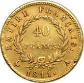 Reverse 40 Francs 1811 A