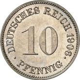 Obverse 10 Pfennig 1906 G