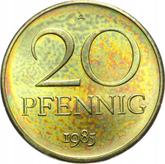 Obverse 20 Pfennig 1985 A