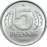 Obverse 5 Pfennig 1988 A