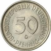 Obverse 50 Pfennig 1974 G