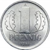 Obverse 1 Pfennig 1981 A