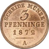 Reverse 3 Pfennig 1872 A