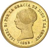 Obverse 100 Reales 1855