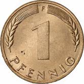 Obverse 1 Pfennig 1973 F