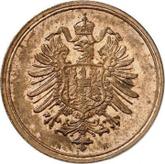 Reverse 1 Pfennig 1874 H