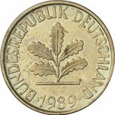 Reverse 10 Pfennig 1989 F