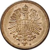 Reverse 1 Pfennig 1874 E