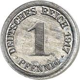 Obverse 1 Pfennig 1917 E