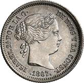 Obverse 10 Céntimos de escudo 1867