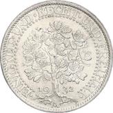 Reverse 5 Reichsmark 1932 A Oak Tree