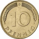 Obverse 10 Pfennig 1975 D
