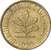 Reverse 10 Pfennig 1979 D