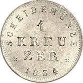 Reverse Kreuzer 1834