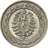 Reverse 20 Pfennig 1888 J