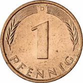 Obverse 1 Pfennig 1985 D