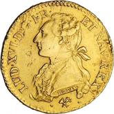 Obverse Louis d'Or 1776 L