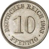 Obverse 10 Pfennig 1903 A