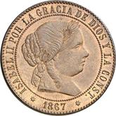 Obverse 2 1/2 Céntimos de Escudo 1867 OM