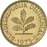 Reverse 10 Pfennig 1973 F