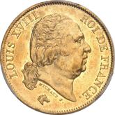 Obverse 40 Francs 1820 A