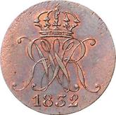Obverse 1 Pfennig 1832 B