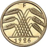 Reverse 5 Reichspfennig 1926 F