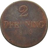 Reverse 2 Pfennig 1810