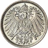 Reverse 5 Pfennig 1906 E