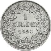 Reverse Gulden 1854