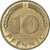 Obverse 10 Pfennig 1968 F