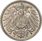 Reverse 10 Pfennig 1907 J