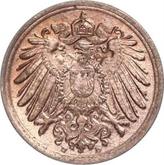 Reverse 1 Pfennig 1916 D
