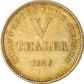 Reverse 5 Thaler 1836