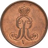 Obverse 1 Pfennig 1854 B
