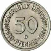 Obverse 50 Pfennig 1981 D