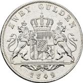 Reverse 2 Gulden 1849