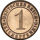 Obverse 1 Reichspfennig 1924 A