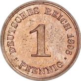Obverse 1 Pfennig 1896 A