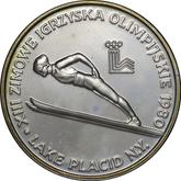 Reverse 200 Zlotych 1980 MW XIII Winter Olympic Games - Lake Placid 1980