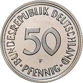 Obverse 50 Pfennig 1966 F