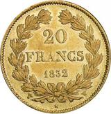 Reverse 20 Francs 1832 W