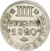 Reverse 4 Pfennig 1820 FR