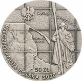 Obverse 50 Zlotych 2020 100th Anniversary of Poland’s Wedding to the Baltic Sea